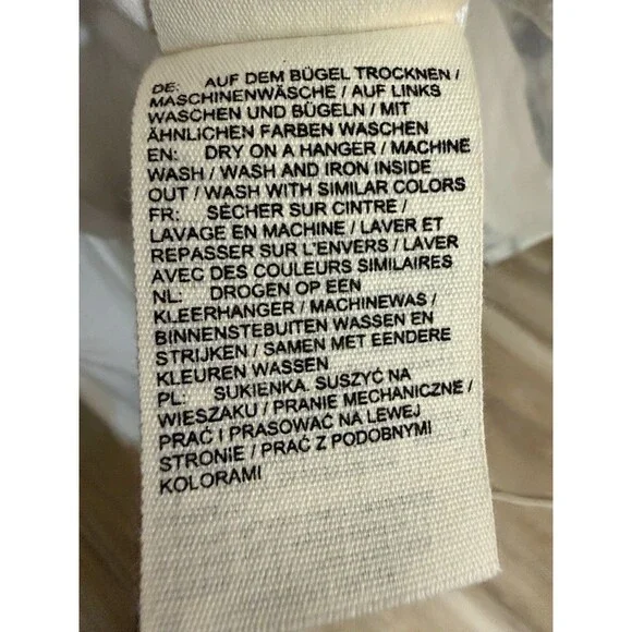 ulla popken dress Eco Cotton Starburst Print Tie Neck Dress 20/22 - Picture 14 of 14